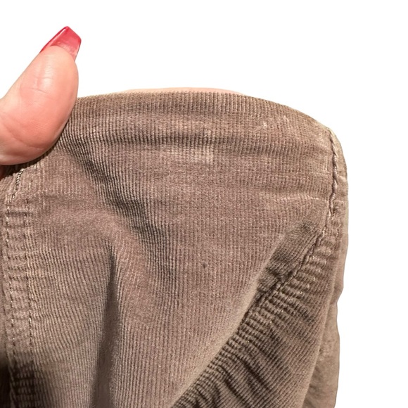 Free People Brown Corduroy Mini Skirt Size 12 - Picture 8 of 10